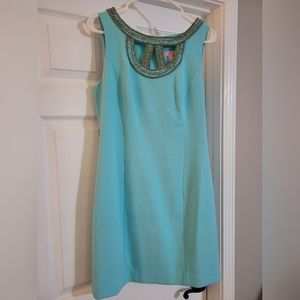 Lane Shift dress in Shorely Blue